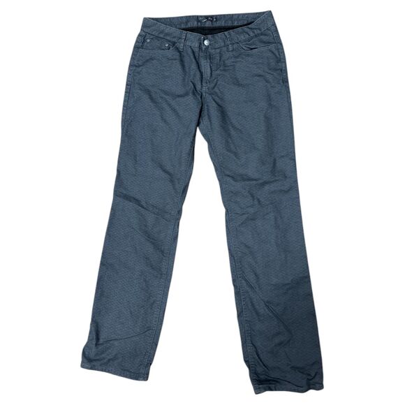 PrAna, Women's Lined Boyfriend Pants, Size 8, Black/Dark Blue, Used - Picture 1 of 9